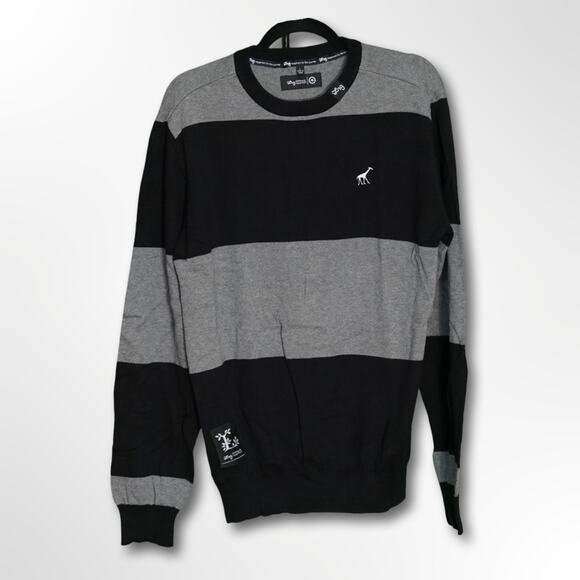 LRG Men's Black/Gray Crewneck Sweater - Size Large - Picture 1 of 6